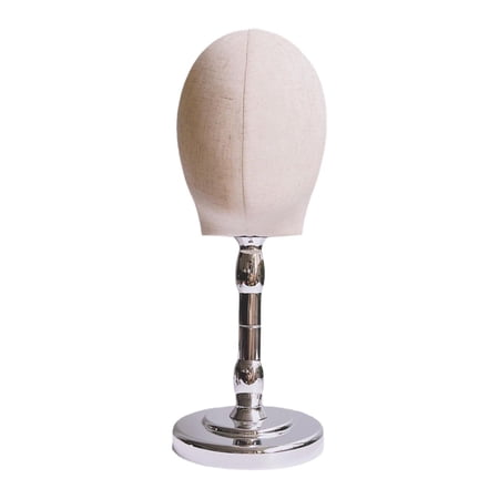 Gazechimp Bald Mannequin Head Male with Base Hat Rack for Eyeglasses Hair Salon