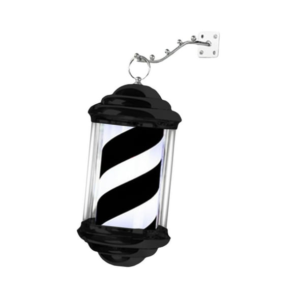 Gazechimp Barber Pole LED Light Hairdressing Rotating LED Sign for Barber Shop C