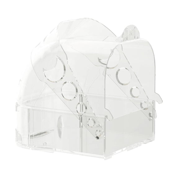 Gazechimp Bird Bath Bird Shower Box with Spacious Easy to Install Bird Bathtub Bird Shower