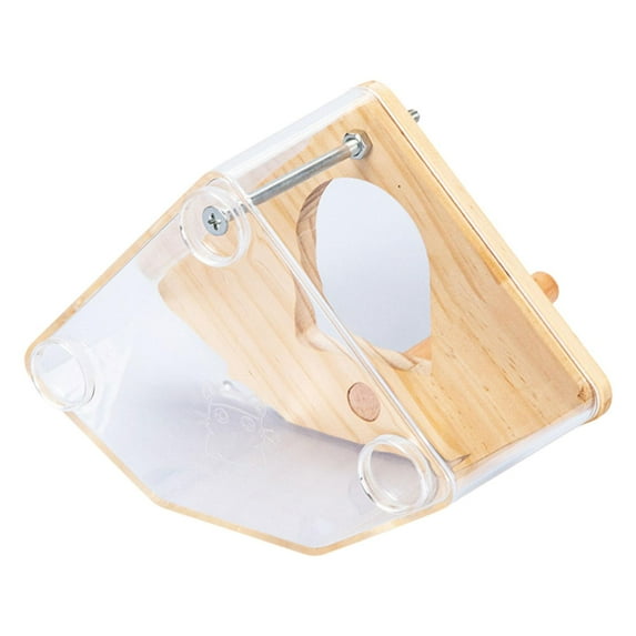 Gazechimp Bird Breeding Box Breeding Bird Cage for Budgie Lovebirds Small Medium Birds clear