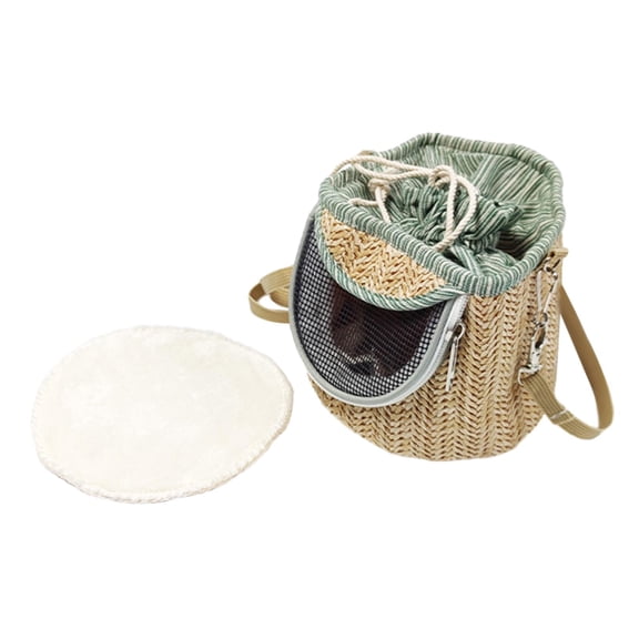 Gazechimp Bird Carrier Bag Carry Bag Travel Bag Portable Outdoor Crossbody Shoulder Bag for Budgerigars Parakeets Budgies Small Parrots Light Green