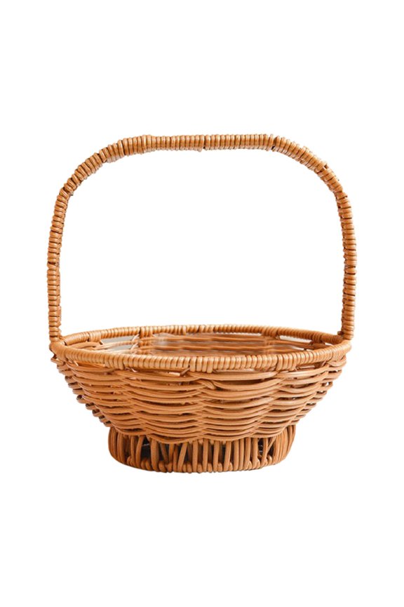Bread Basket Storage Reusable Woven Basket Fruit Basket Container Snacks Serving 11.5cmx21cm