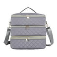 thumbnail image 1 of Gazechimp Carrying Bag Makeup Storage Manicure Tools Travel Nail Polish Organizer Case Gray, 1 of 8