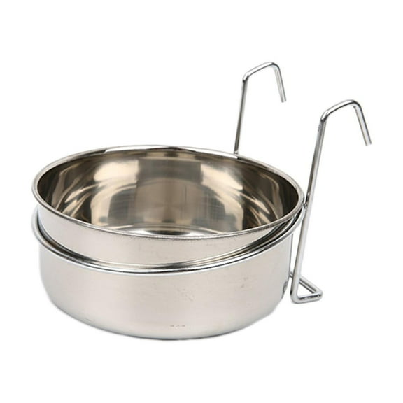 Gazechimp Cat Bowl Anti Slip Hanging Pets Bowl for Dog Cage Cats Small and Medium Dogs Diameter 16CM