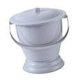 thumbnail image 1 of Gazechimp Chamber Pot Night Urinal Spittoon Urinal with Lid for Children Woman Bedroom Gray, 1 of 8