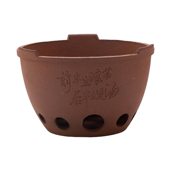 Gazechimp Clay Camping , Tabletop Ceramic Barbecue for Indoor and Outdoor without mesh