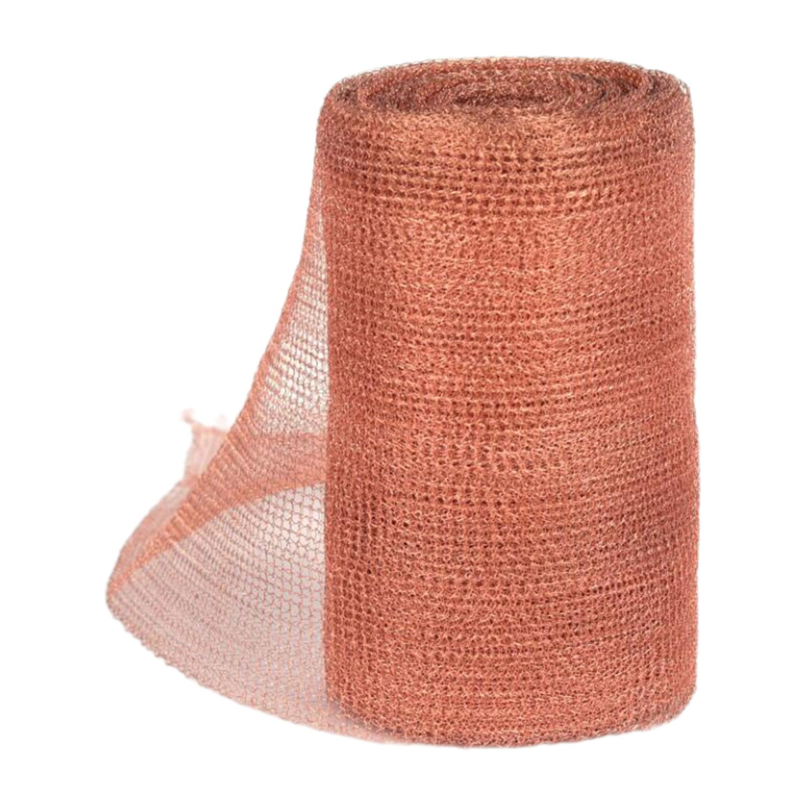 Gazechimp Copper Wire Mesh Easy to Use Woven Mesh Screen for Home Gardening Distilling 12.7cmx10M