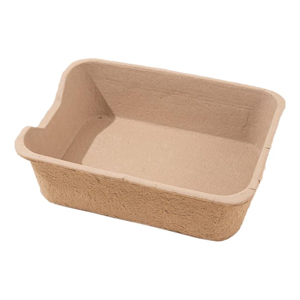 Gazechimp Disposable Cat Litter Box Durable Nonstick Open Brown