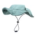 thumbnail image 1 of Gazechimp Dog Hat Adjustable Drawstring Sun Protection for Small Medium Large Dogs Outdoor S Grreen, 1 of 8