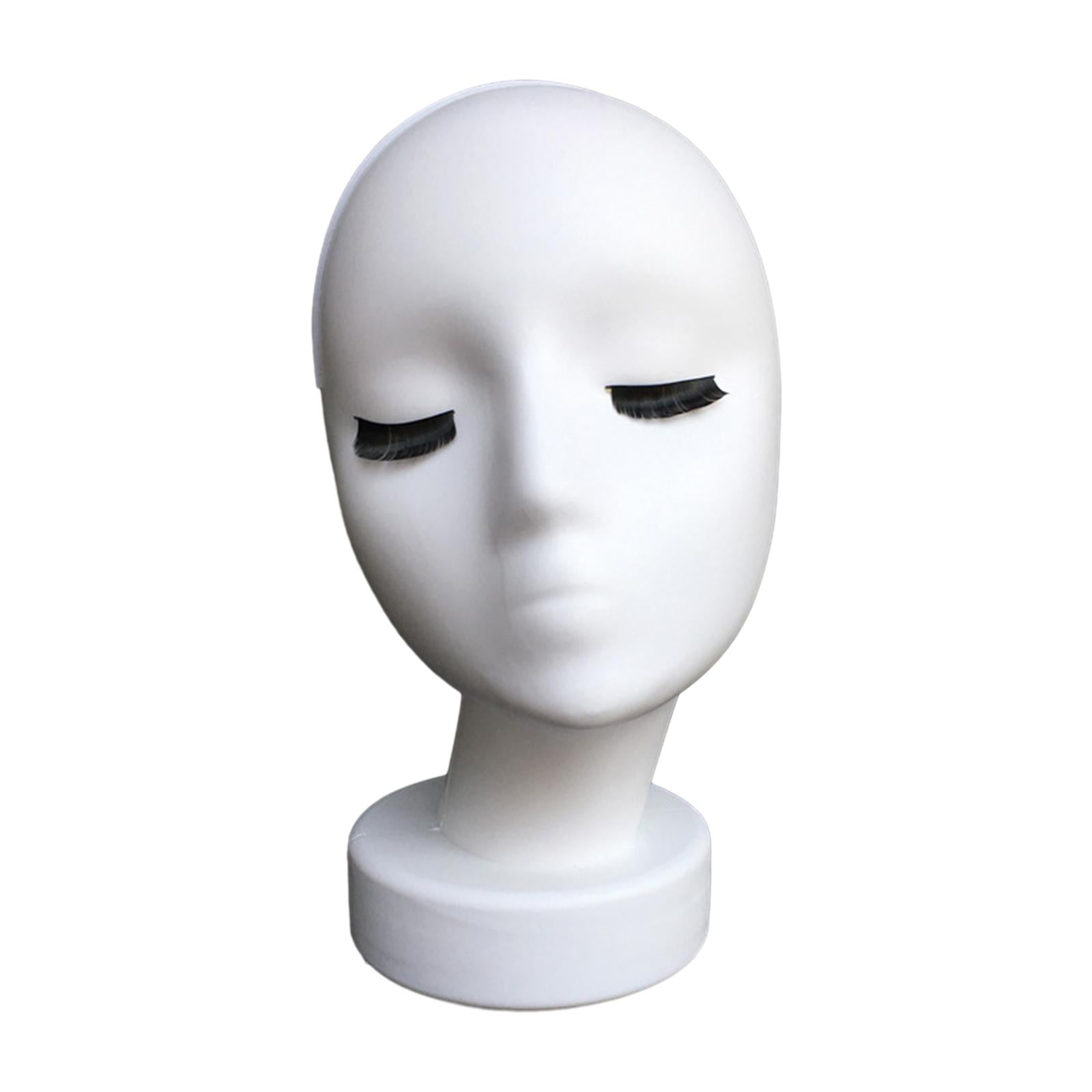 Gazechimp Female Bald Mannequin Head 11.42inch s Holder for Hats Hairpieces Glasses A