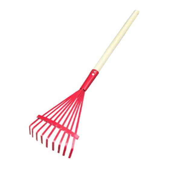 Gazechimp Grass Leaf Rake Easy on and Off Storage Mini Ergonomic Rake for Lawns for Garden
