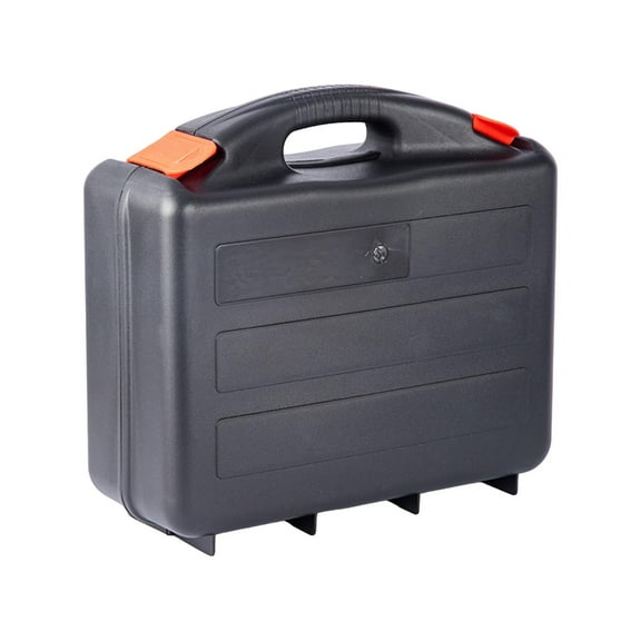 Gazechimp Hard Case Tool Box Dustproof with Anti Slip Handle Electric Drill Carry Case 37.5cmx34.5cmx15.7cm