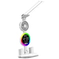 thumbnail image 1 of Gazechimp LED Desk Lamp Bedside Light Two Headed Table Lamp for Reading Office College Clock Fan, 1 of 8