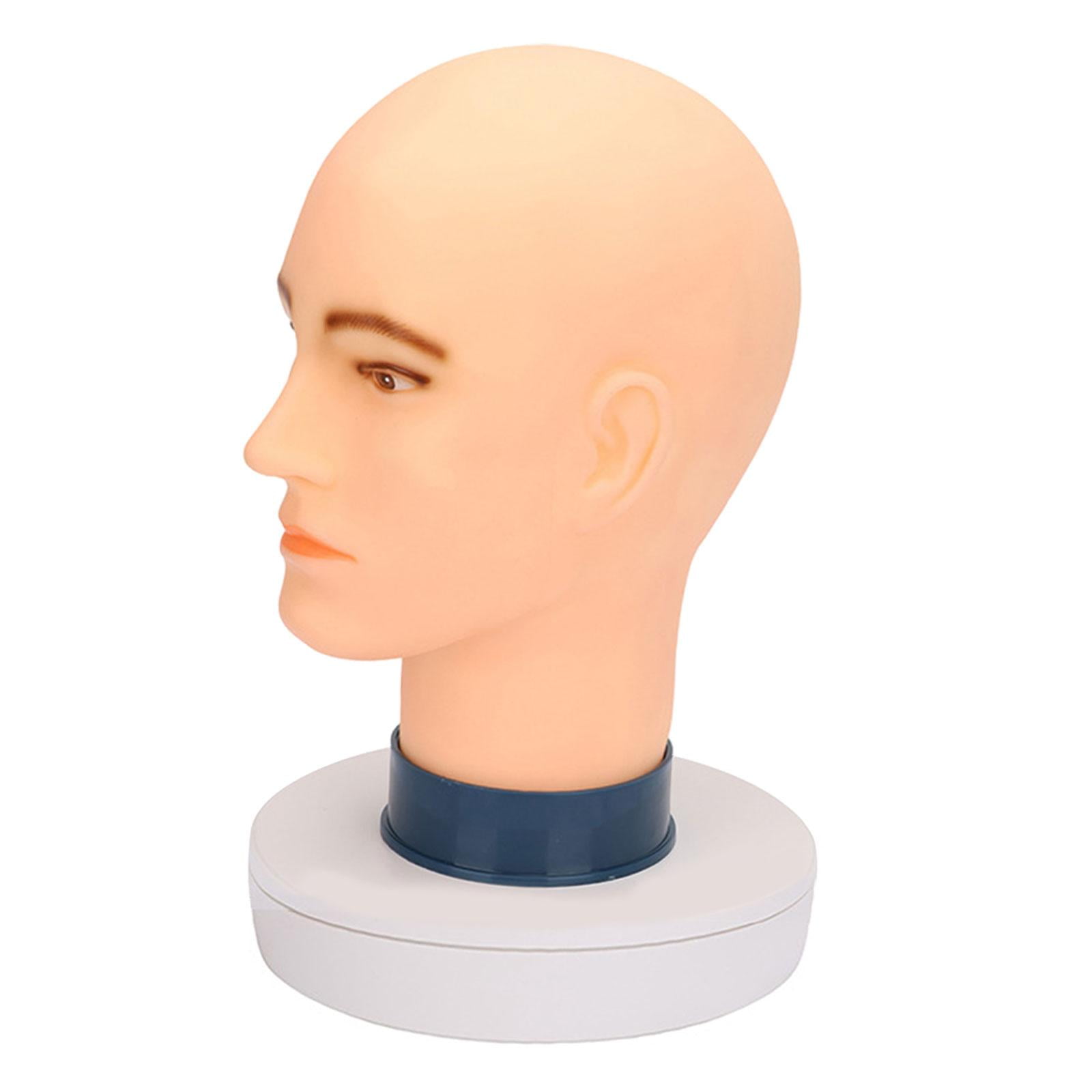 Gazechimp Makeup Doll Head Male Mannequin Head for s Displaying Making Styling Hats B