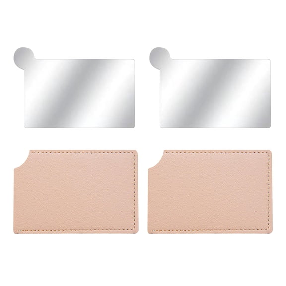 Gazechimp Makeup Mirror Miniature Mirror Multipurpose Purse Mirror Small Travel Mirror Pink