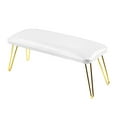 thumbnail image 1 of Gazechimp Manicure Hand Rest Non Slip Nail Hand Rest Stand Arm Rest for Nail Techs Use White and gold, 1 of 8