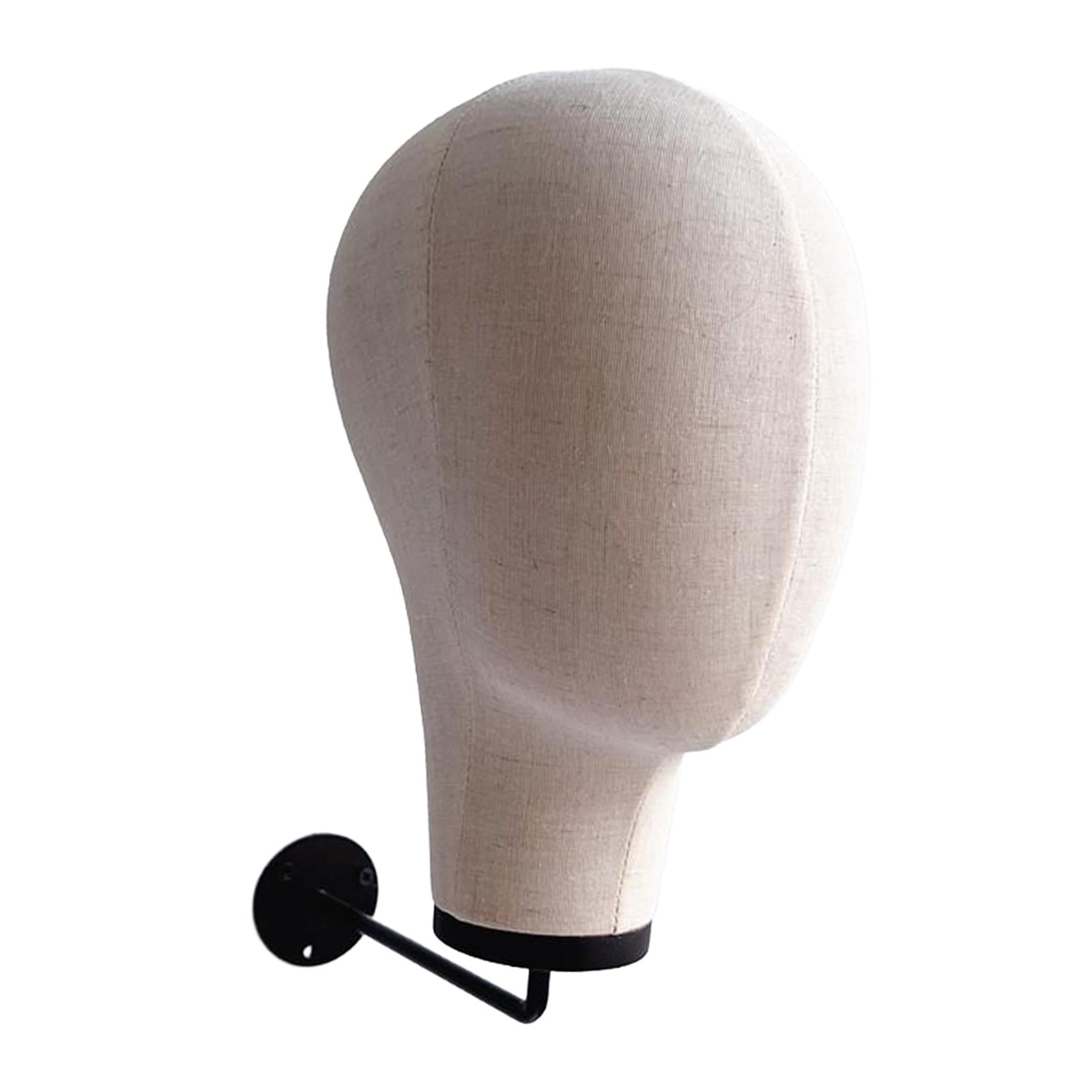 Gazechimp Mannequin Head Wall Mount Easy to Use for s Hats Caps for Salon Shop Home