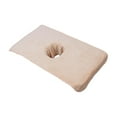 thumbnail image 1 of Gazechimp Massage Table Towel Breathable Reusable Face Hole Towel for Beauty Salon Brown, 1 of 8