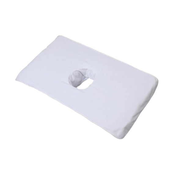 Gazechimp Massage Table Towel Breathable Reusable Face Hole Towel for Beauty Salon