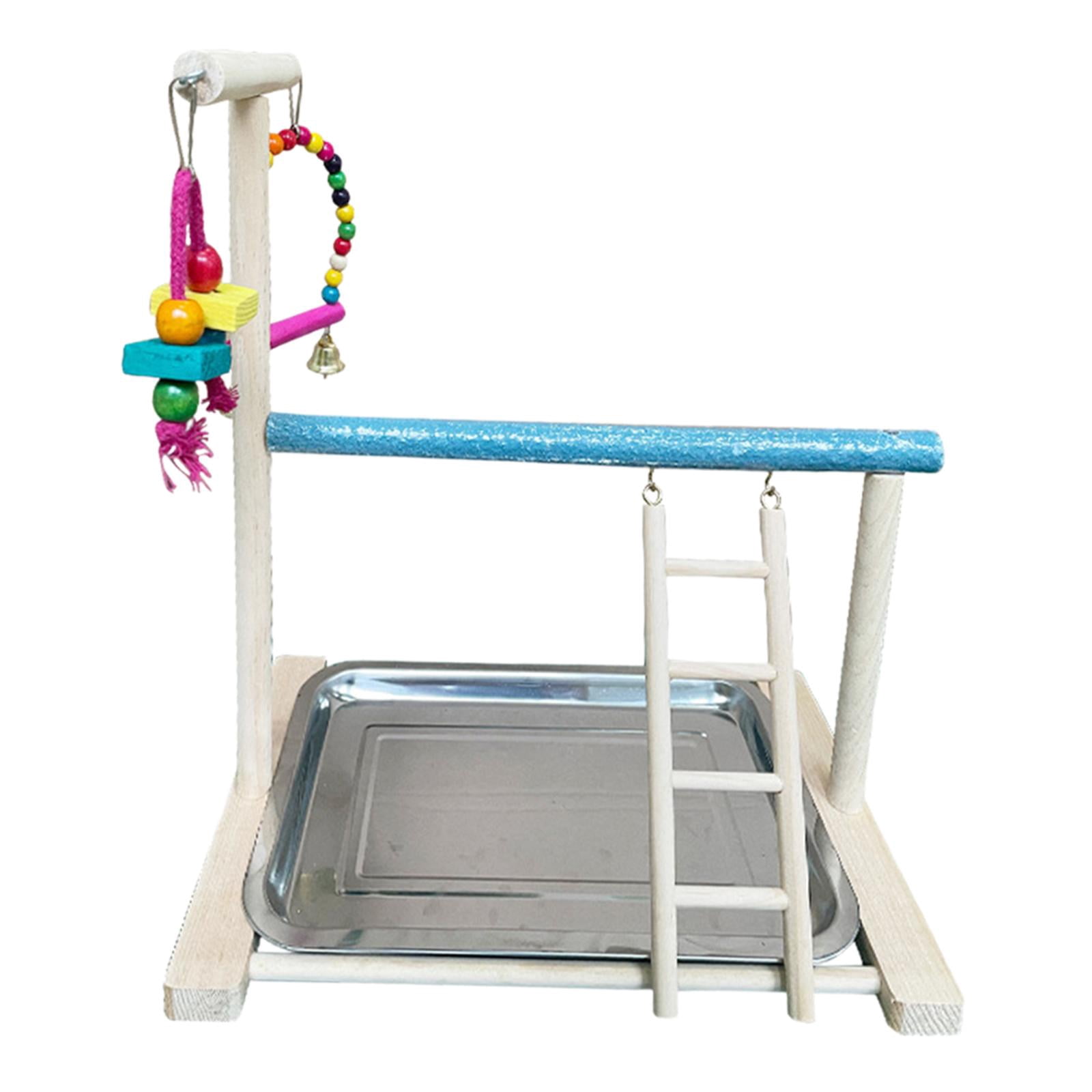 Gazechimp Parrot Playground Cage Accessory Birds Hanging Toys for Cockatiels Lovebirds
