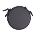 thumbnail image 1 of Gazechimp Round Chair Cushion Floor Cushion for Dining Chair Multipurpose Seat Cushion Dark Gray 38cm, 1 of 8