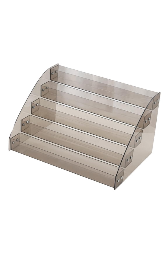 Transparent Display to Clean Multifunctional Multi Layer Display Rack 5 Tier
