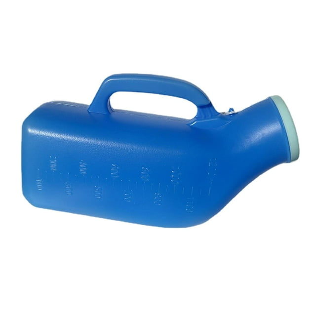Gazechimp Urinal Bottle Male Urinals Portable Urine Bottle with Lid 1200ml Pee Bottles for Men