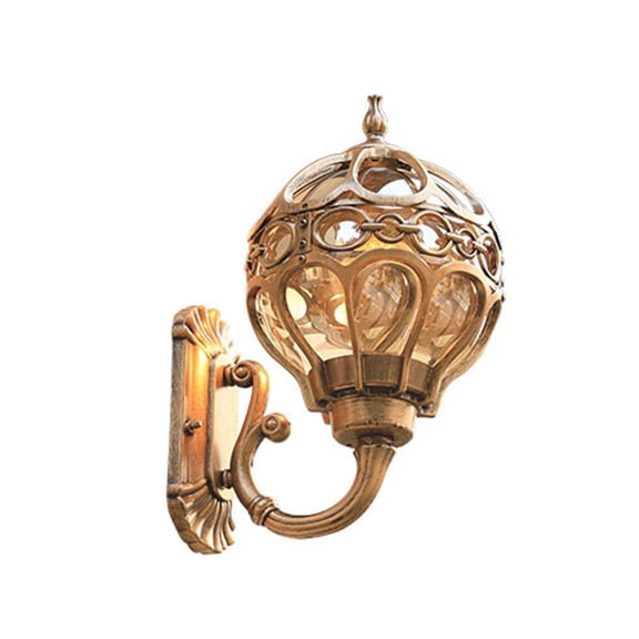 Gazechimp Wall Lamp Retro Creative Industrial Wall Sconce for Stairway Balcony Bedroom gold