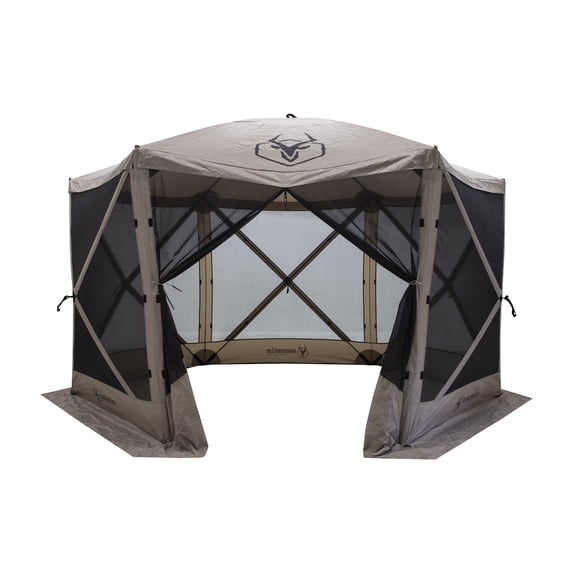 Gazelle Tents™, G6 6-Sided Portable Gazebo, Hub Screen Tent, Desert Sand, GG602DS