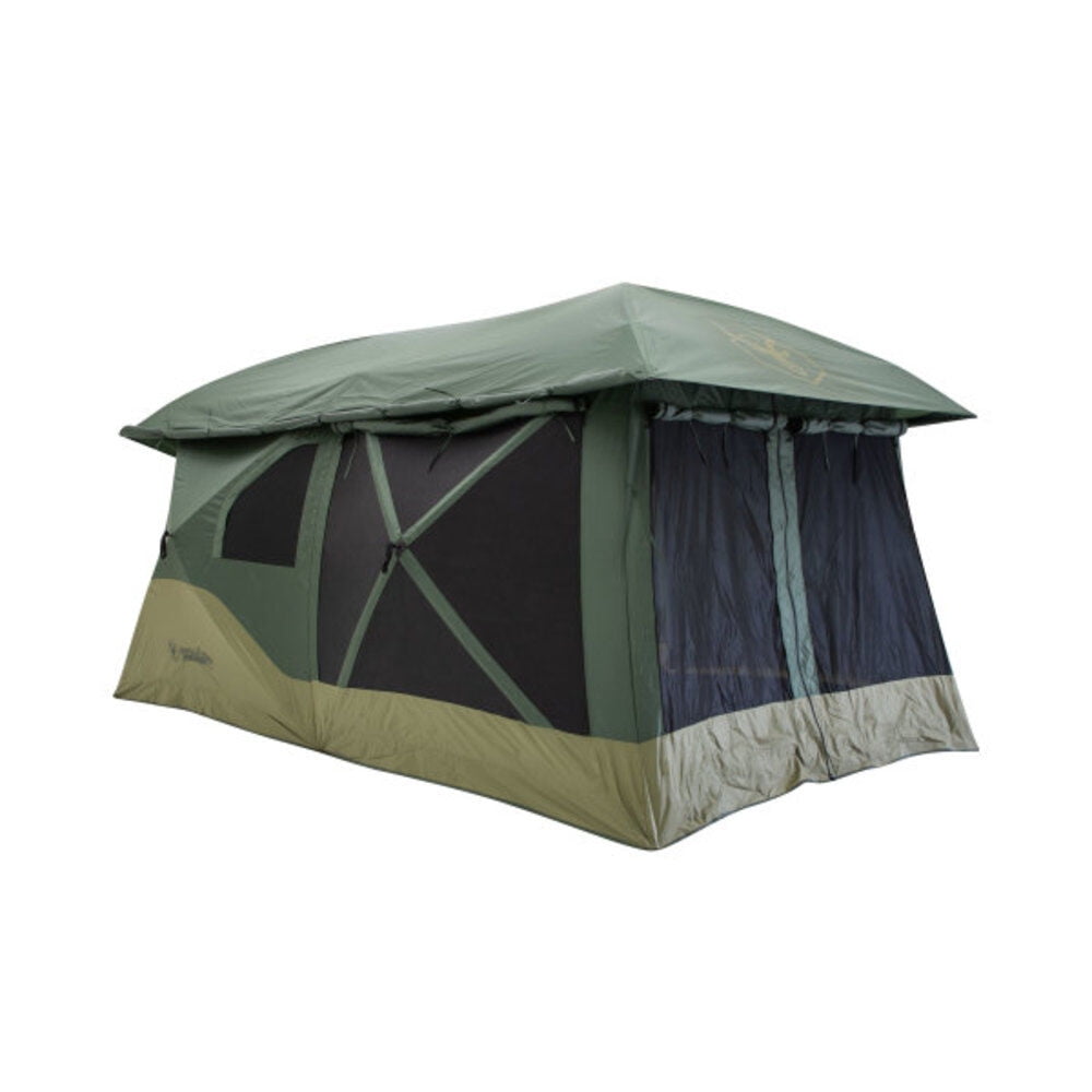 Gazelle Tents T4 Plus Hub Tent Overland Edition, Easy 90 Second Set-Up, Waterproof, UV Resistant, Removable Floor, 4-8 Person, Alpine Green/Oak Moss, Gazelle Tents T4 Plus Hub Tent Overland Edition, Easy 90 Second Set-Up, Waterproof, UV Resistant, Removable Floor, 4-8 Person, Alpine Green/Oak Moss,