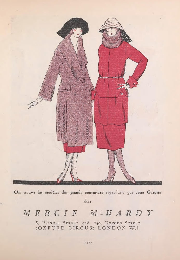 Gazette du Bon Genre 1912 Mercie McHardy Canvas Art - Unknown (18 x 24)