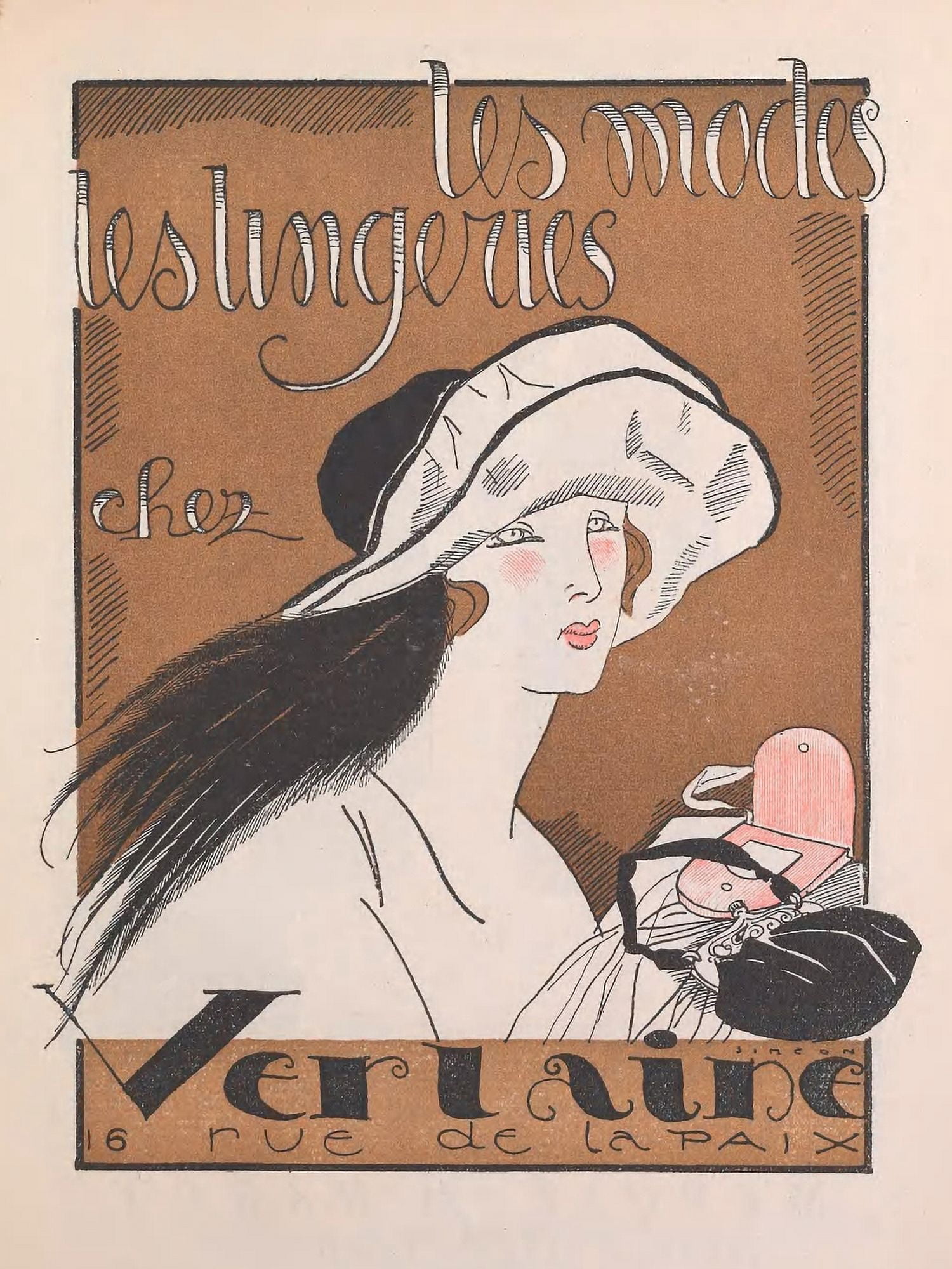 Gazette du Bon Genre 1912 Verlaine Canvas Art - Unknown (24 x 36)