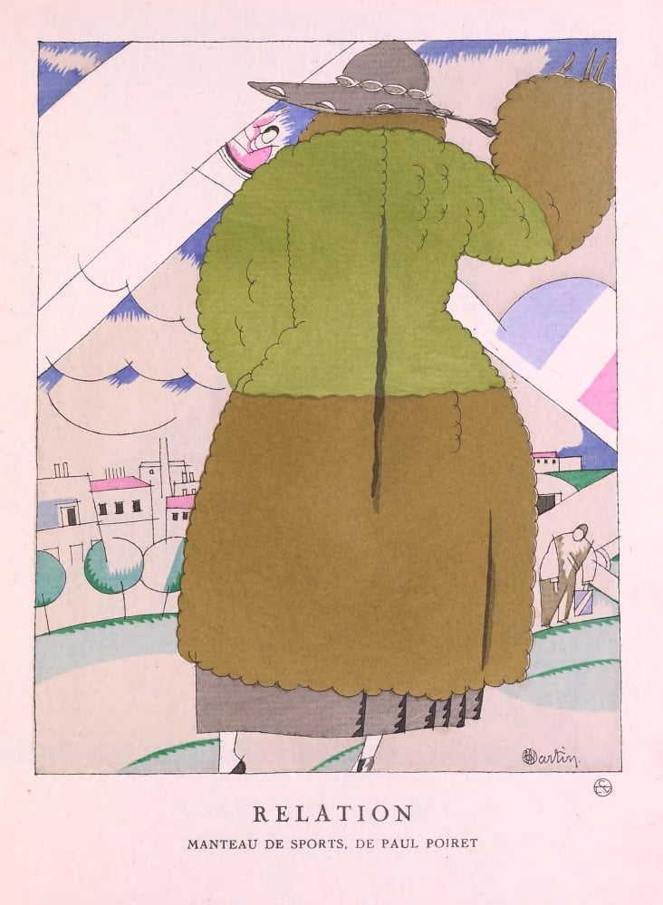 Gazette du Bon Genre 1921 Relation Canvas Art - Charles Martin (18 x 24)