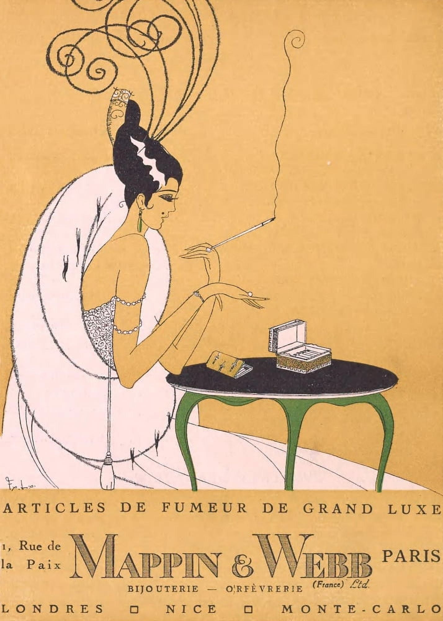 Gazette du bon Ton 1921 Mappin & Webb Canvas Art - Unknown (18 x 24)