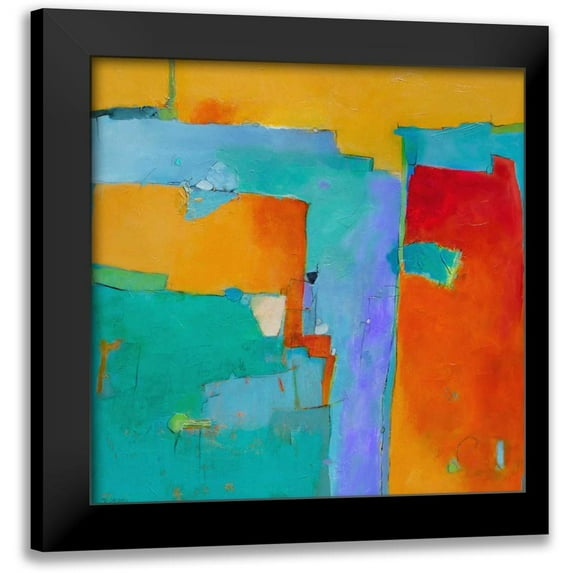 Gaziano, Dorothy 12x12 Black Modern Framed Museum Art Print Titled - Shades of a City