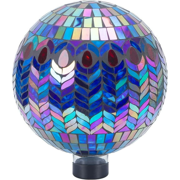 Gazing Ball, Mosaic Glass Gazing Balls Sphere Suit for Garden Yard Lawn Indoor Outdoor Decoration,Colorful