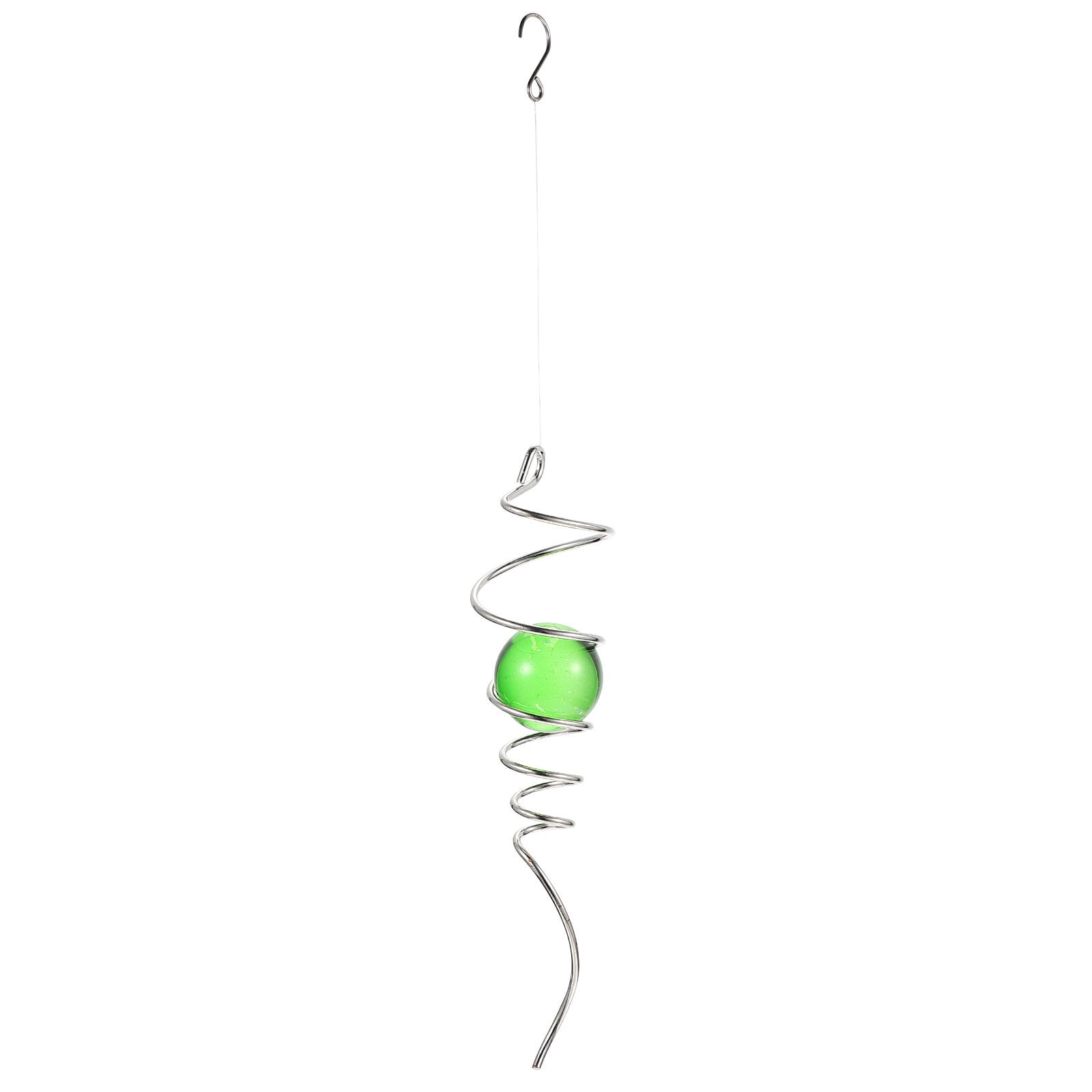 Gazing Ball Spiral Tail Decorative Wind Indoor Outdoor Garden