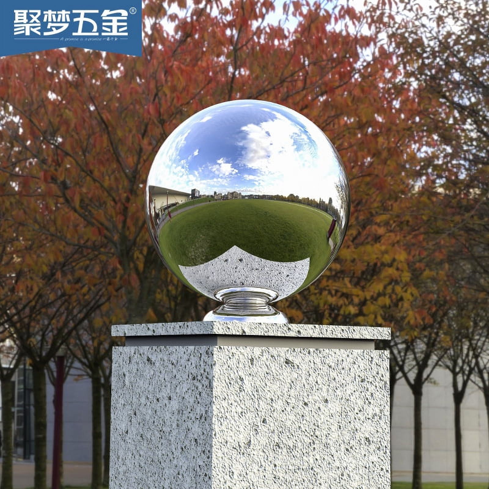 Gazing Globe Mirror Stainless Steel Ball Garden Gazing Ball Lawn