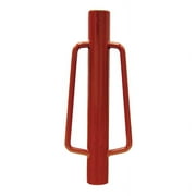 Gb 17 Lb Steel Head Fence Post Driver Heavy Duty, Red