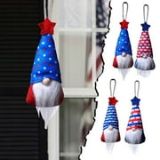 Gbayxj Independent Day Decoration Drink Dalf Poor Faceless Doll Small Crossing U.S.National Day Home Decoration Pendant