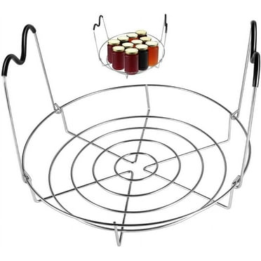 Gbayxj Stainless Steel Canning Rack with Handles - Perfect Fit for Mason Jars, Easy Load & Unload