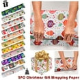 Gbifzutdjp Clearance! Christmas Wrapping Paper 2Pcs ( 75Cmx51Cm, 4.11