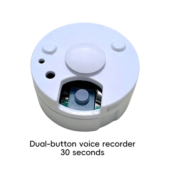 Gbobgt Voice Recorder for Stuffed Animal, Recordable 30 Seconds Sound Module, Mini Sound Recorder with Playback Button for Plush Toys Diy Crafts Gifts, A