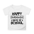 thumbnail image 1 of Gbsyewxs Girls Shirts Short Sleeve Crew Neck Letter Number Print Soft School Summer T Shirts For Kids White Size 12-13 Years, 1 of 4