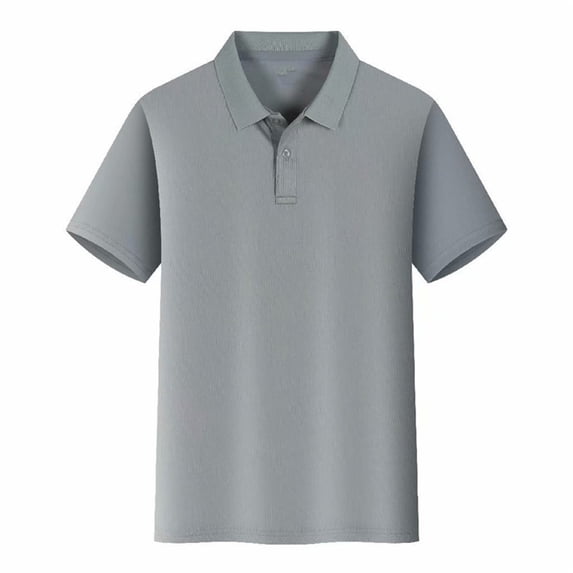 Gbsyewxs Shirts For Women Lapel Short Sleeve Solid Color Workwear Fashion Summer Womens T Shirt Grey