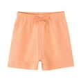 thumbnail image 1 of Gbsyewxs Shorts Boys Pull On ​Elastic Waist Solid Color Drawstring Loose Summer Toddler Shorts Orange Size 6-12 Months, 1 of 2