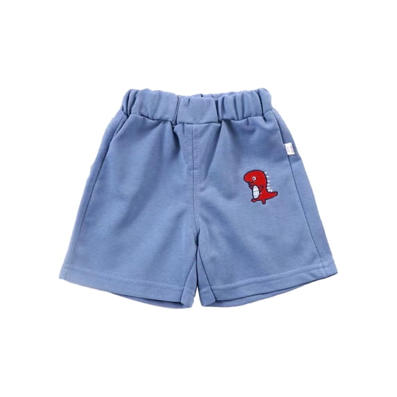 Gbsyewxs Shorts For Boys Elastic Waist Car Print Pull On Soft Summer Boys Shorts Blue Size 4-5 Years