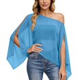 thumbnail image 1 of Gbsyewxs Summer Womens Tshirts Short Sleeve One Shoulder Solid Color T-Shirts For Women Loose Fit Lightweight Womens Tee Top, 1 of 5
