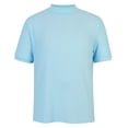 thumbnail image 1 of Gbsyewxs T Shirts For Man Crew Neck Short Sleeve Solid Color Knit Breathable Summer Mens Shirts Blue, 1 of 9