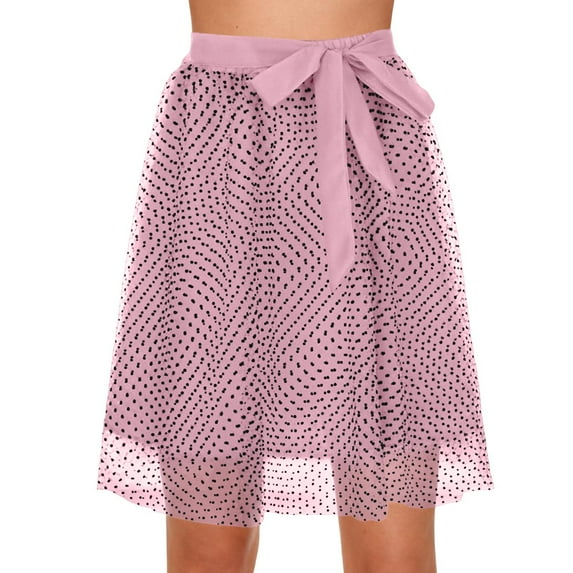 Gbsyewxs Womens Skirts Double Layer Tutu Skirt High Waist Elastic Waist ...